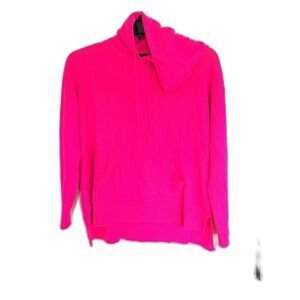 Charter Club Luxury 100% Cashmere Hoodie Sweater - Neon Pink - Large